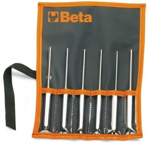 Beta 31/B6-LSE 6 Piece Long Pin &amp; Spring Pin Punch Set 4-6mm -Household Tools Shop 0003103201