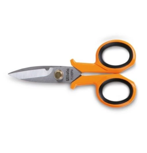 Beta 1128BMX Straight Blade Electrician's Scissors 147mm -Household Tools Shop 011280051