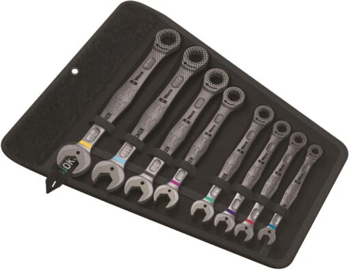 Wera 020012 Joker 8 Piece Ratcheting Combination Spanner Set 5/16-3/4" AF -Household Tools Shop 020012