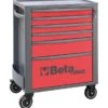 Beta RSC24/6 6 Drawer Mobile Roller Cabinet Red -Household Tools Shop 024004063