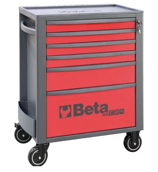 Beta RSC24/6 6 Drawer Mobile Roller Cabinet Red -Household Tools Shop 024004063