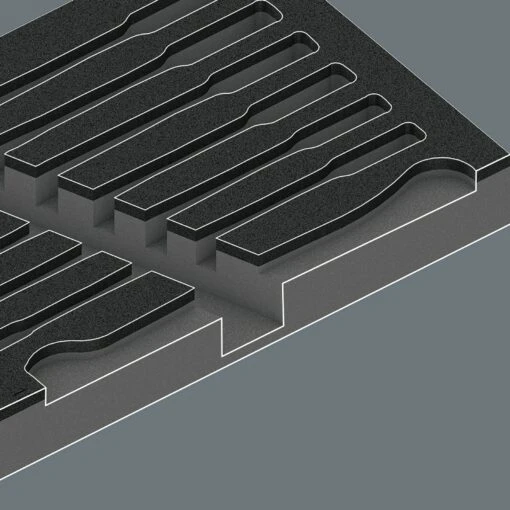 Wera 9830 Empty Foam Insert For 6000 JOKER Set 1 -Household Tools Shop 05137330001.tipp01