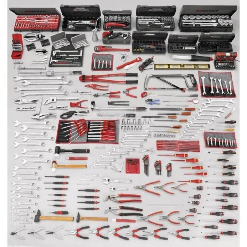 Facom CM.160A 527 Piece Professional Mechanical Tool Kit -Household Tools Shop 117300