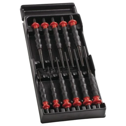 Facom MOD.CG 11 Piece Sheathed Drift Punch Set Supplied In Plastic Module Tray 2-8mm -Household Tools Shop 118197