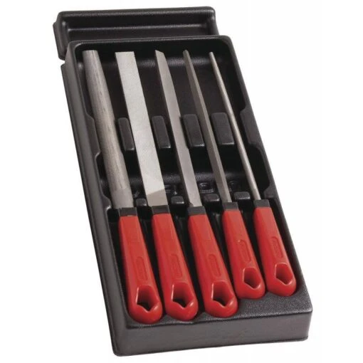 Facom MOD.LIM 5 Piece File Set Supplied In Plastic Module Tray -Household Tools Shop 118208