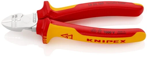 Knipex 14 26 160 VDE Diagonal Insulation Side Cutter Stripping Pliers 160mm -Household Tools Shop 14 26 160 scaled 1