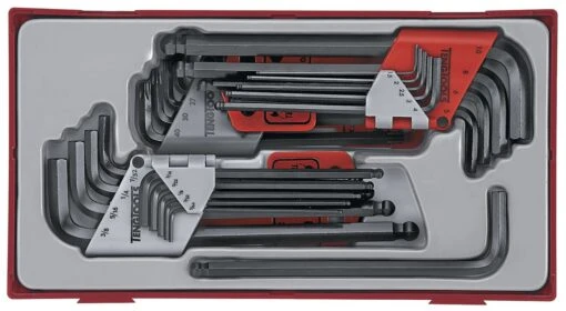 Teng TTHT28 Metric &amp; AF Hexagon &amp; Torx Key Set In Toolbox Module Tray -Household Tools Shop 146333816