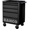 Bahco 1472K5BLACK E72 5 Drawer 26" Mobile Roller Cabinet Black -Household Tools Shop 1472K5 BLACK