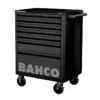 Bahco 1472K7BLACK E72 7 Drawer 26" Mobile Roller Cabinet Black -Household Tools Shop 1472K7BLACK