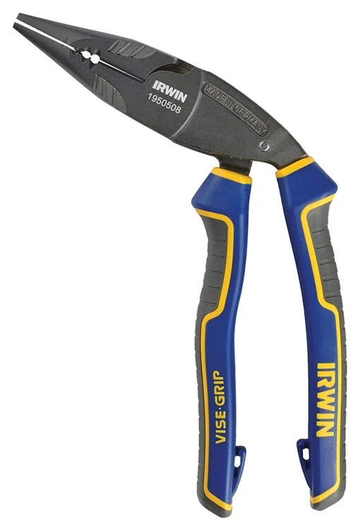 Irwin Vise-Grip 1950508 8″ Ergomulti Long Nose Pliers With Wire Stripper And Wire Crimper -Household Tools Shop 1950508 3