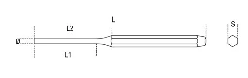 Beta 31 Pin Punch 4mm -Household Tools Shop 31 1 1