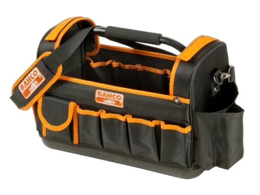 Bahco 3100TB Hard Base Open Tote Tool Bag 450mm 17" -Household Tools Shop 3100TB