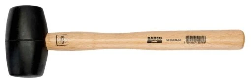 Bahco 3625RM-65 Rubber Mallet With Wooden Handle 440g -Household Tools Shop 3625RM 65 1