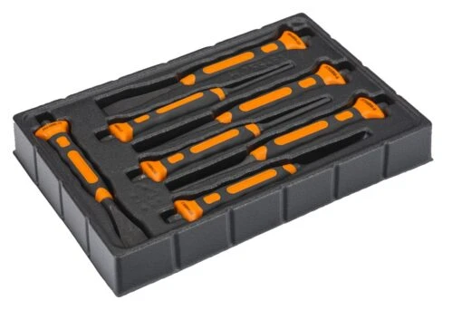 Bahco 3654BMS/7 Comfort Grip 7 Piece Mason's Punch &amp; Chisel Set -Household Tools Shop 3654BMS 7 1