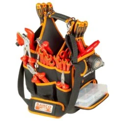 Bahco 4750FB3-12 Electricians/Plumbers Tool Tote Storage Bag Holder 12" -Household Tools Shop 4750FB3 12 3