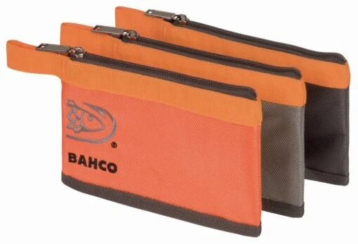 Bahco 4750FB7-01 3 Pocket Storage Zipper Pouch Bag Case - Small -Household Tools Shop 4750FB7 01 01 4