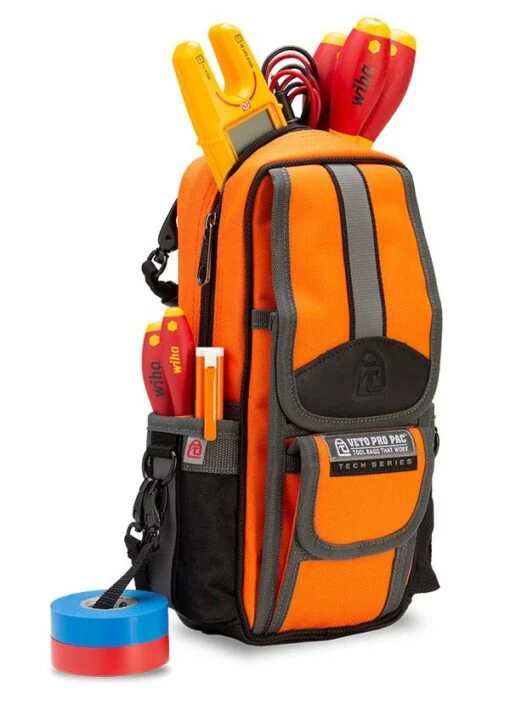 Veto Pro Pac MB2 Hi-Viz Orange Meter Bag / Tool Pouch -Household Tools Shop MB2 hiviz orange 600x830 0000 jake MB2 HVZ 95