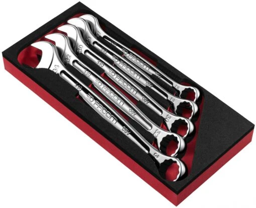 Facom MODM.440-2 5 Piece Metric Combination Spanner Set In Foam Module 27-34mm -Household Tools Shop MODM.440 2 PH01 scaled 1