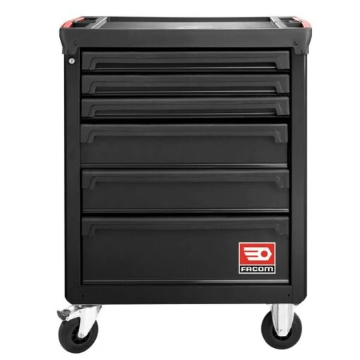 Facom ROLL.6NM3A 6 Drawer Mobile Roller Cabinet - Black -Household Tools Shop ROLL.6NM3A 1