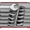 Teng TT6010MRS 10 Piece Metric Stubby Ratcheting Combination Spanner Set In Tool Box Module Tray -Household Tools Shop TT6010MRS